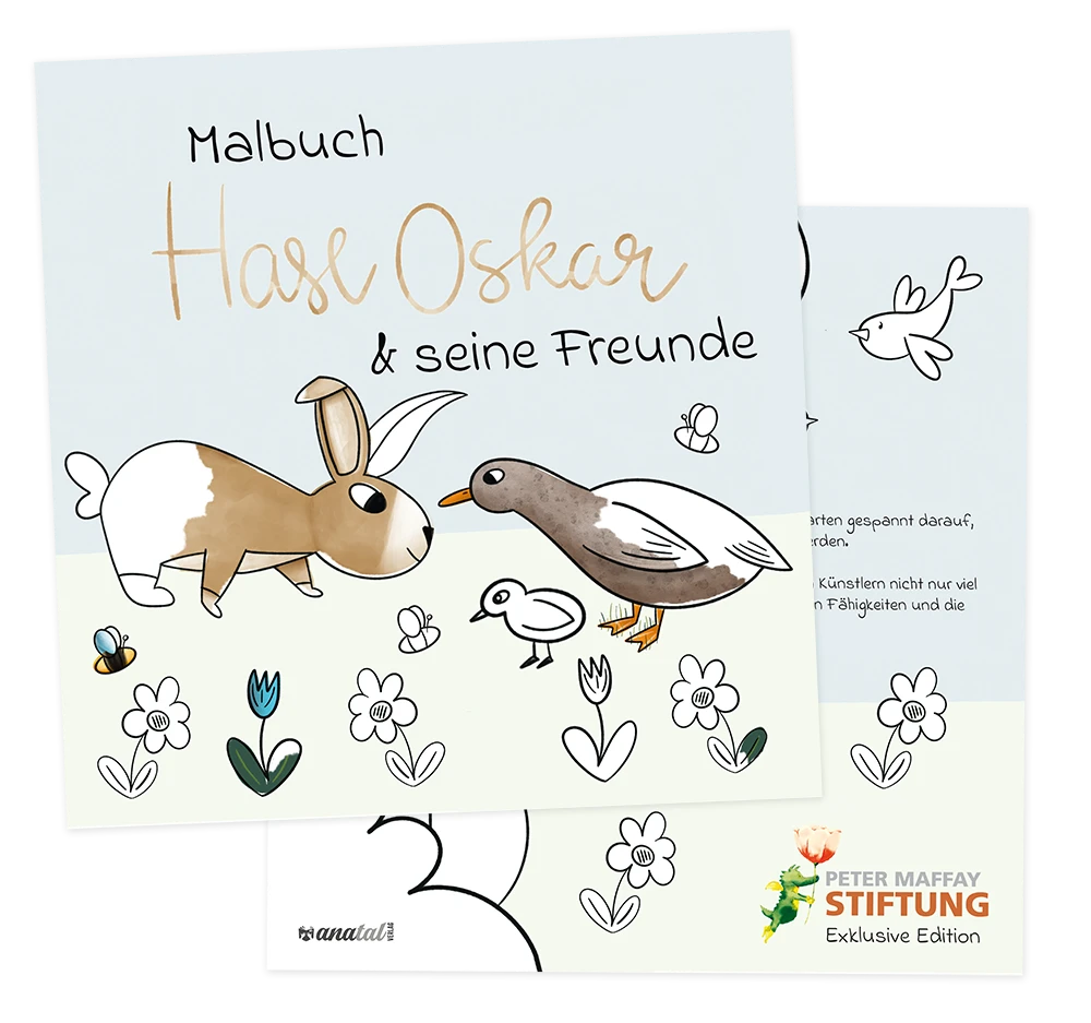 Malbuch Hase Oskar
