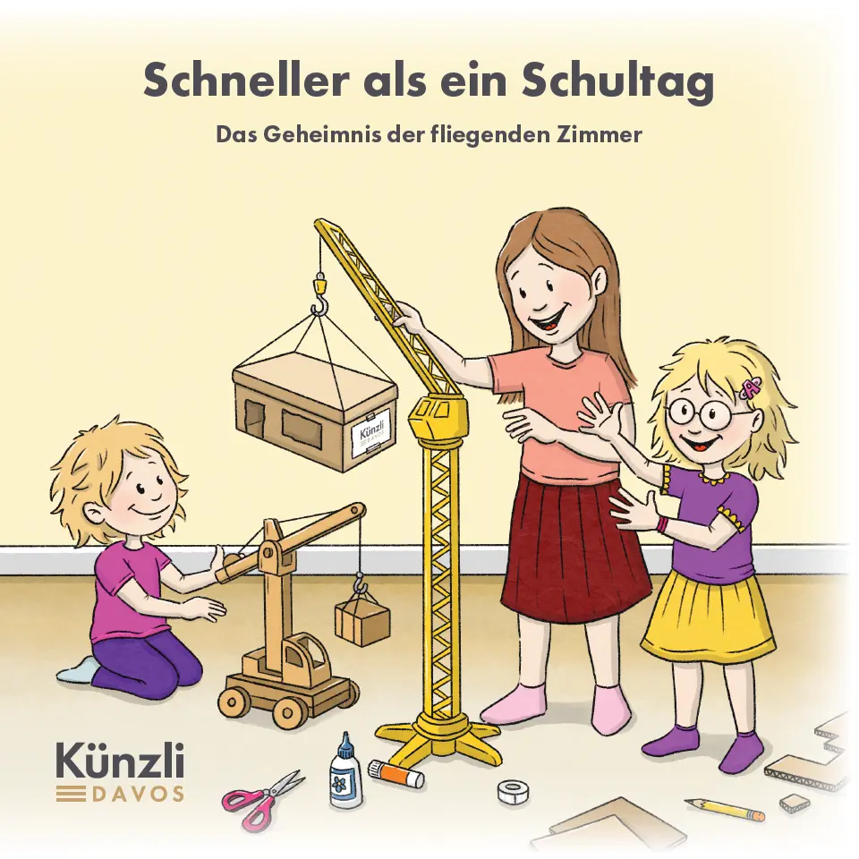 Künzli Davos Kinderbuch: Schneller als ein Schultag
